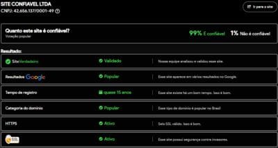Site verificado e verdadeiro:br20com
